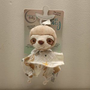 DOUGLAS BABY STANLEY SLOTH CUTE PLUSH PACI LOVEY PACIFIER HOLDER Stuffed Animal